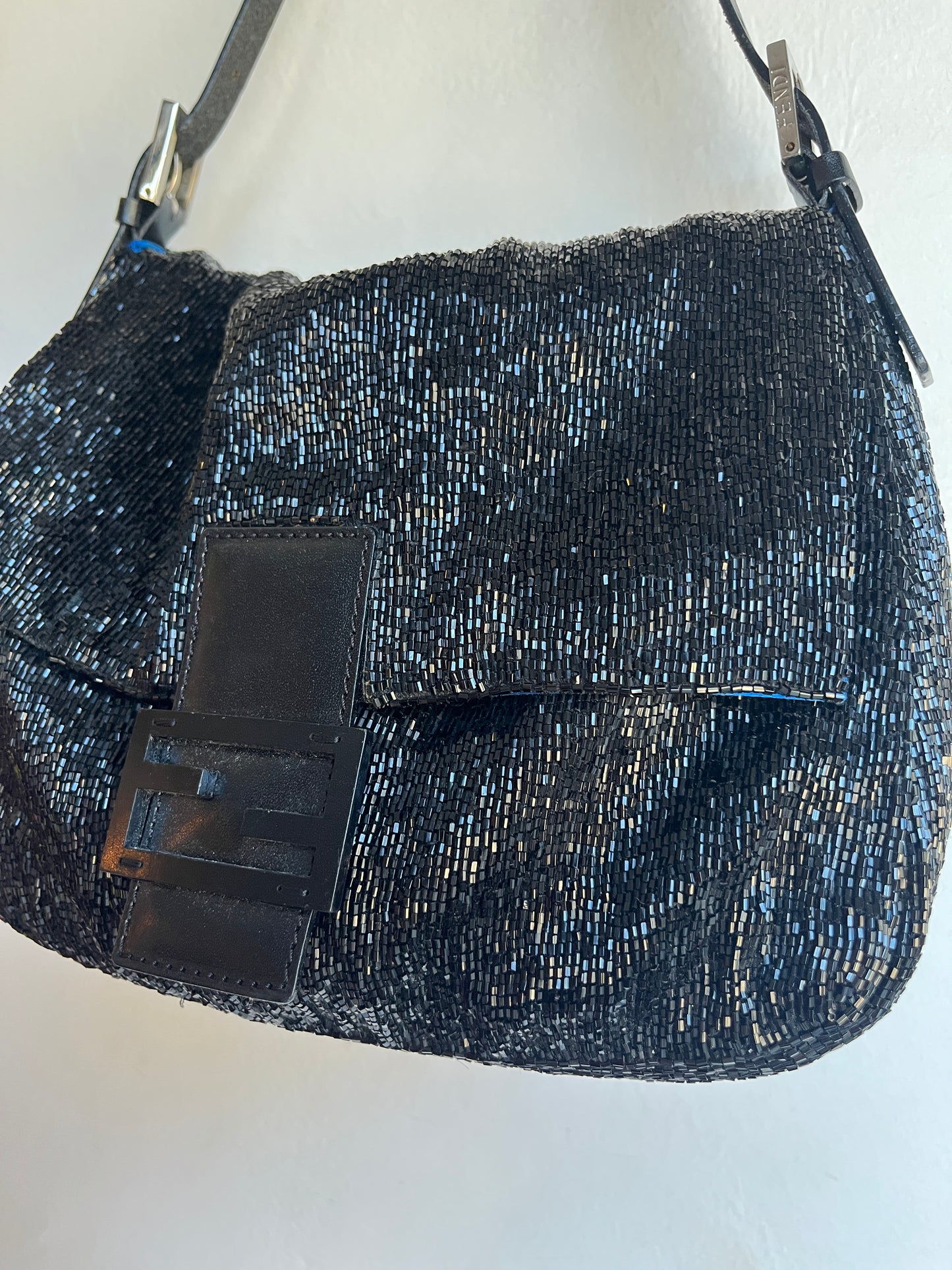 MAMMA BAGUETTE BEADED PURSE