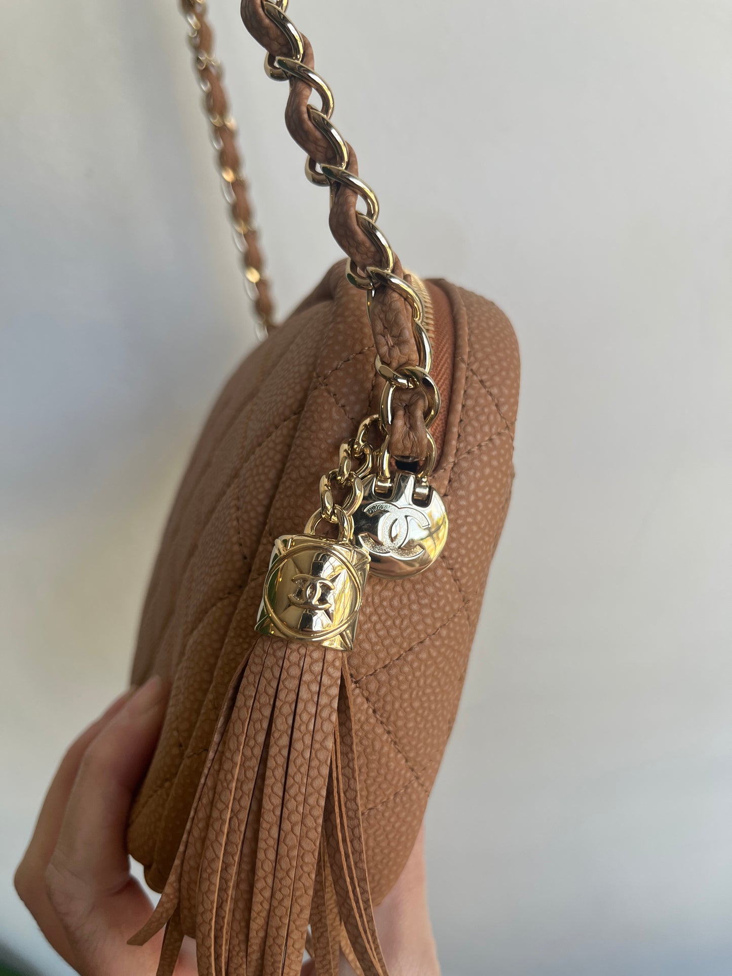 MINI COCO TASSEL CAMERA CASE PURSE