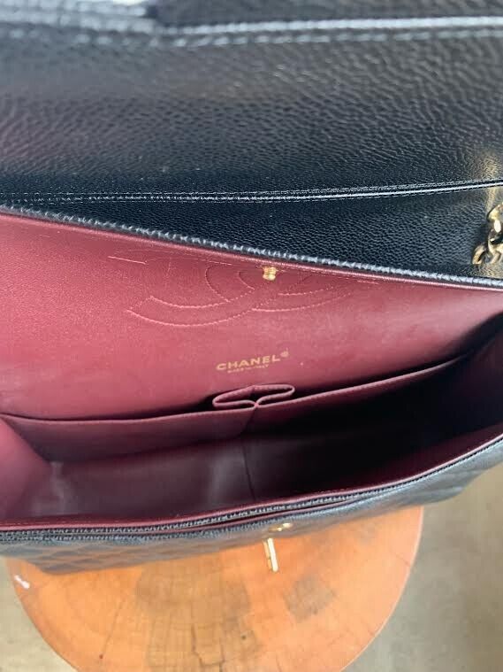 MAXI JUMBO DOUBLE FLAP PURSE