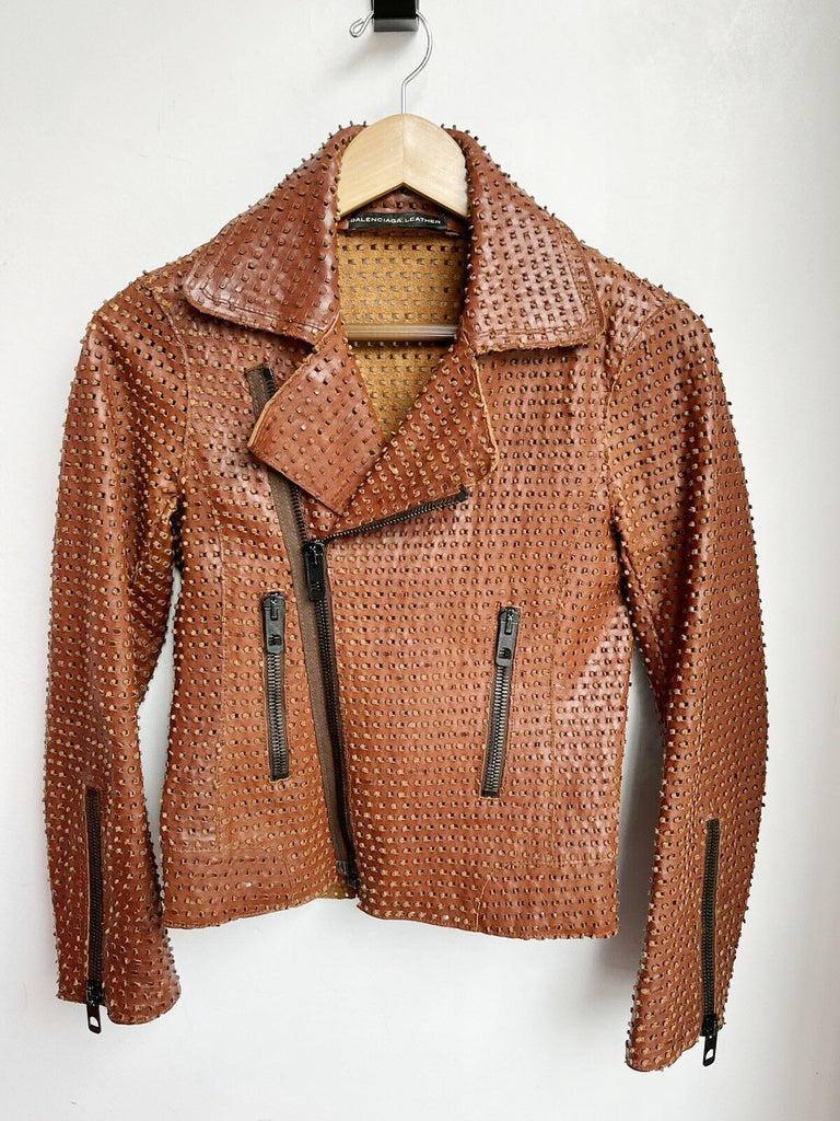 PERFORATED LEATHER JACKET