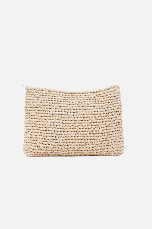 GUNTA RAFFIA CLUTCH