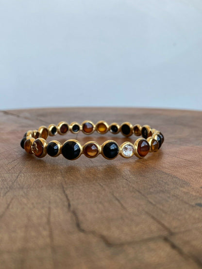 GEMSTONE BANGLE