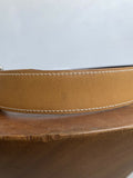 CURVED H BELT WITH BUCKLE