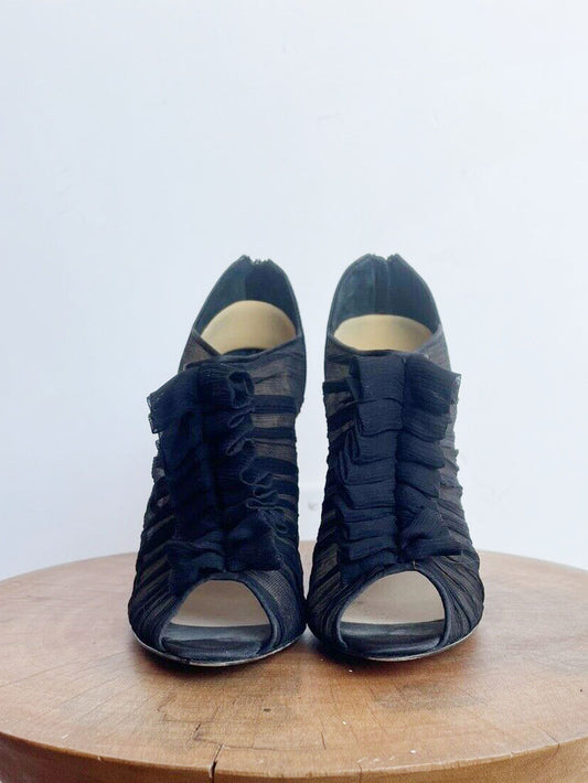 TULLE BOOTIE STILETTO
