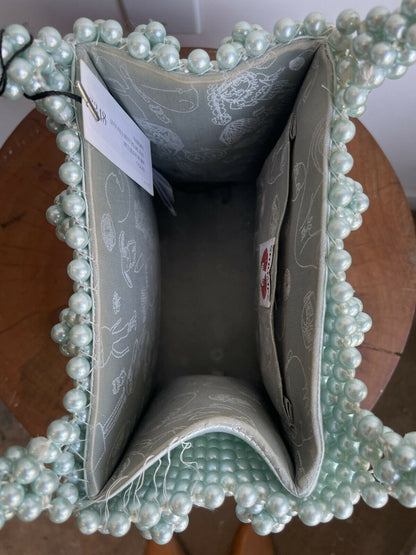 ANTONIA MINT PEARL BAG