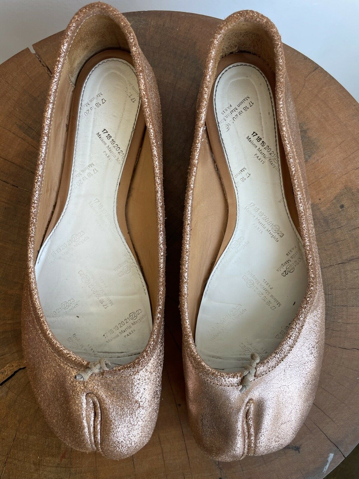 TABI ROSE GOLD BALLET FLAT