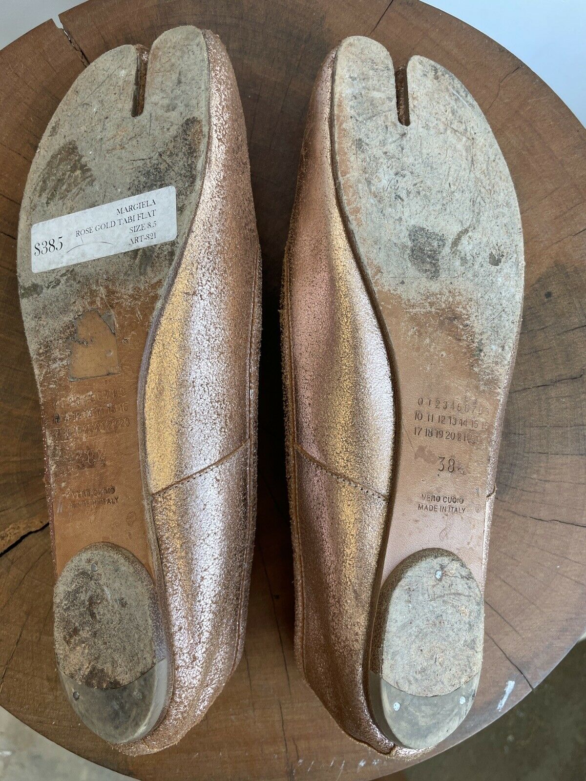 TABI ROSE GOLD BALLET FLAT
