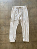 RICK OWENS NWT Tecuatl SS20 Pantaloni Pearl Grey White Silk Track Pants 44/8