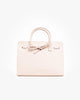 MANSUR GAVRIEL Sun Rosa Light Blush Pink Calf Leather Bow Shoulder Bag Purse