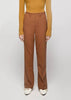 AERON NEW Jamuna Brown Tan Wool Flare Garmentory Dress Pant Trouser 36/2/4