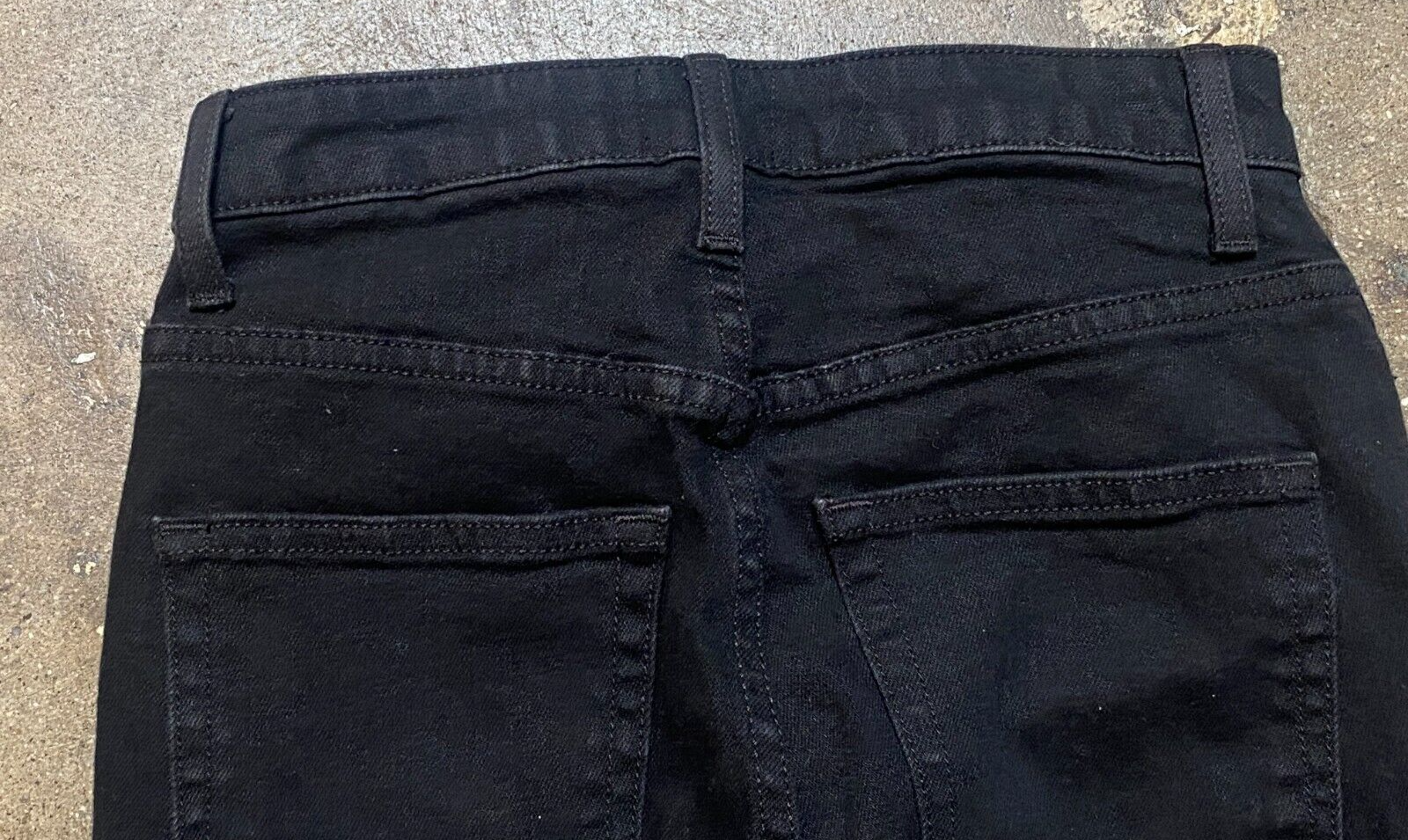 KHAITE Vanessa Black High Waist Rise Skinny Slim Fit Stretch