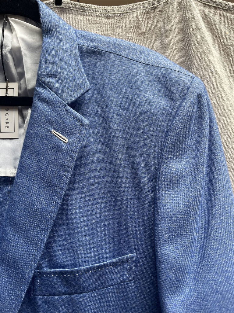 BRIONI Men's Colosseo Blue Wool Silk Dress Suit Jacket Blazer 54 R / L
