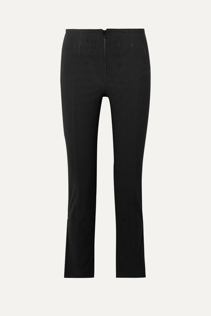 ISABEL MARANT NWT Jumpery Black Stretch Zip High Waist Stretch Skinny Pants 34/2