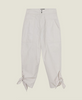 ISABEL MARANT NWT Gaviao Chalk Off White Tie Hem Paperbag Trouser Pant 34/2/0