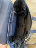 3.1 PHILLIP LIM Pashil Navy Blue Ink Pebbled Leather Large Satchel Bag Purse