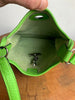 HERMES Vespa TPM Apple Green Pebbled Leather Mini Small Shoulder Bag Purse