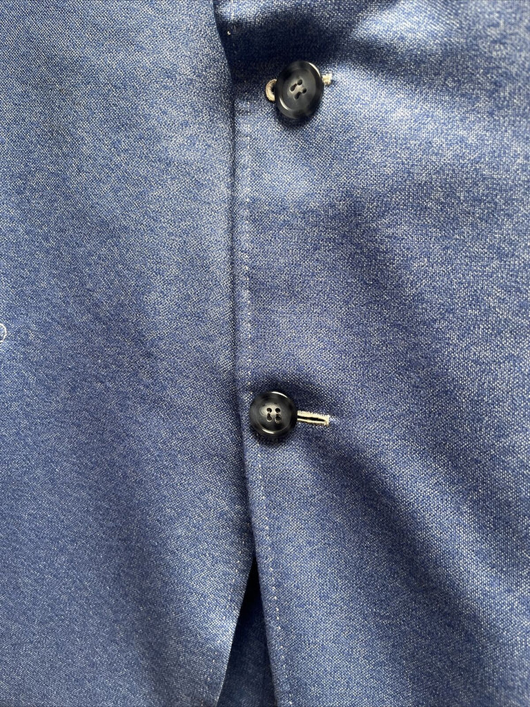 BRIONI Men's Colosseo Blue Wool Silk Dress Suit Jacket Blazer 54 R / L