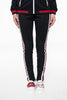GUCCI Black Technical Web Band Red White Stripe Stirrup Sweat Pant Legging XS