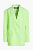 JACQUEMUS Marino Le Splash 2022 Veste Neon Bright Green Oversized Blazer 34/2/0
