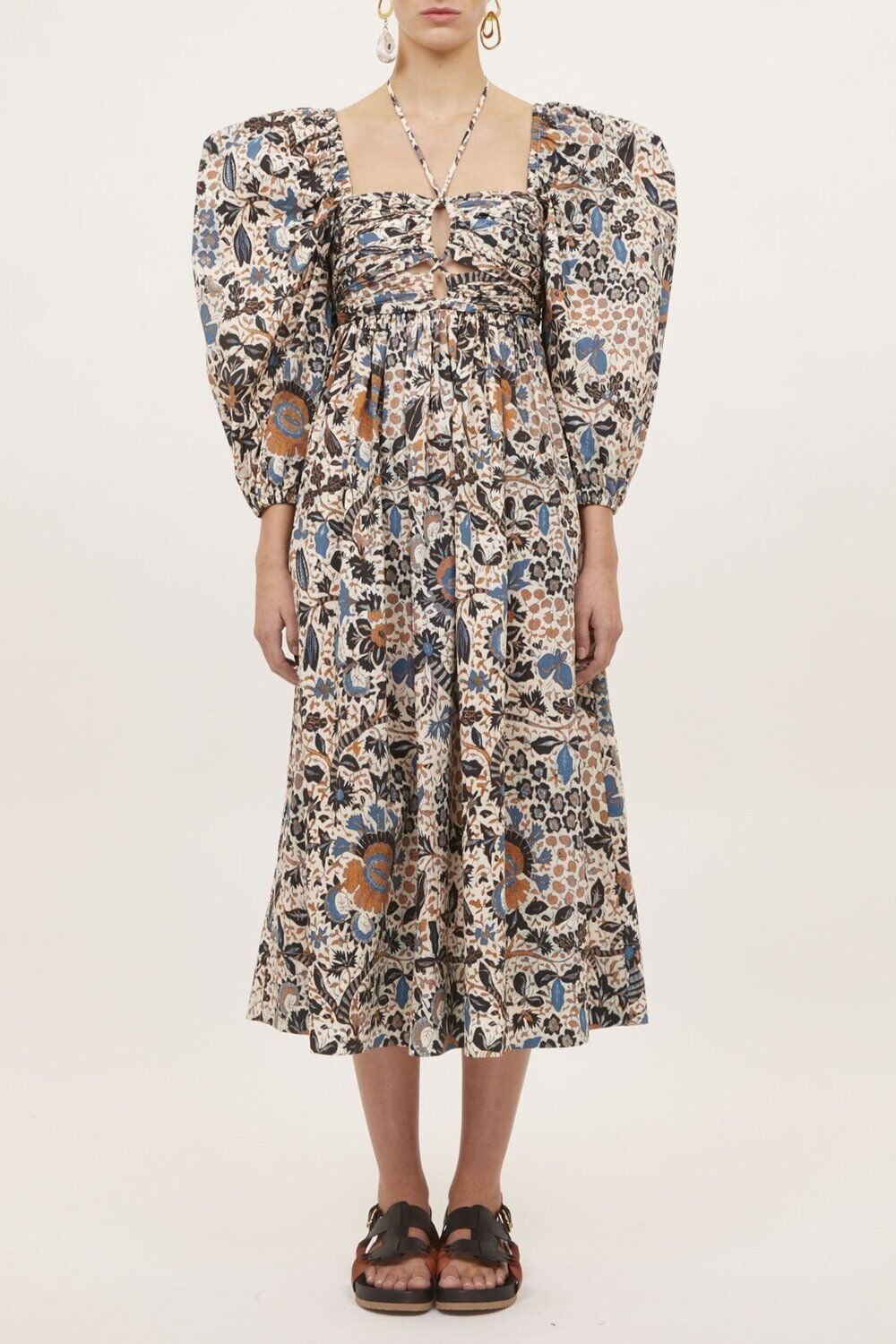 【Ulla Johnson】 Alessaプリントコットンミディドレス Ulla Johnson Alessa Dress – Koo De Ker