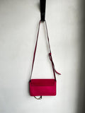 CHLOE NWT Faye Fuchsia Pink Rose Suede Leather Shoulder Crossbody Bag Purse
