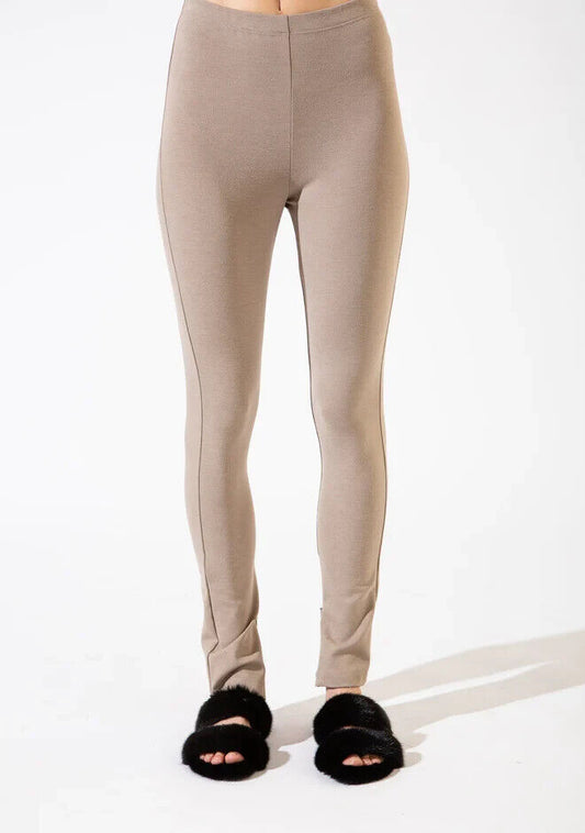 SABLYN Larissa Rancher Sandy Beige Hight Waisted Zipper AnklesLegging Pants XS