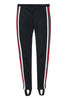 GUCCI Black Technical Web Band Red White Stripe Stirrup Sweat Pant Legging XS