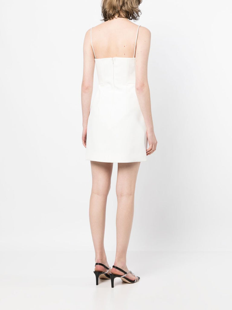 RACHEL GILBERT $975 White Cut Out Detail Sleeveless Cocktail Mini Dress 2