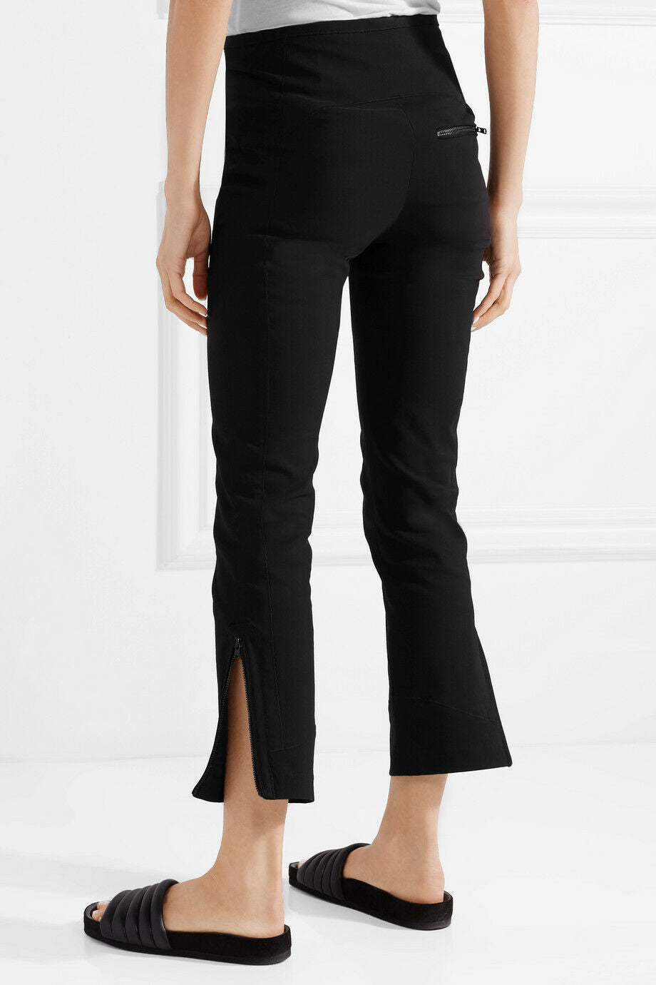 ISABEL MARANT NWT Jumpery Black Stretch Zip High Waist Stretch Skinny Pants 34/2