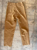 JESSE KAMM Ranger Wheat Brown Straight Slim Leg Cotton Canvas Trouser Pant S
