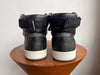 LOUIS VUITTON Men's Rivoli Gray Black Monogram Eclipse High Top Sneaker Shoe 9/10