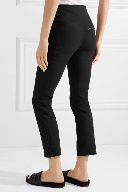 ISABEL MARANT NWT Jumpery Black Stretch Zip High Waist Stretch Skinny Pants 34/2