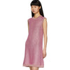 GUCCI Pink Glass Crystal Rhinestone Sleeveless Knee Length Dress M