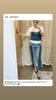 JUNYA WATANABE White Blue Denim Jean Pleated Corset Blouse Top TShirt XS-M