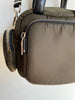 PRADA Tessuto Nylon Olive Green Mimetico Black Pocket Top Handle Cargo Bag Purse