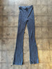 AYA MUSE $400 Margot Slate Blue Jersey Rib Knit Garmentory Pant Leggings M