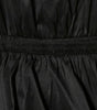 ULLA JOHNSON Black Falaise Ruffled One Shoulder Silk Satin Taffeta Mini Dress 2