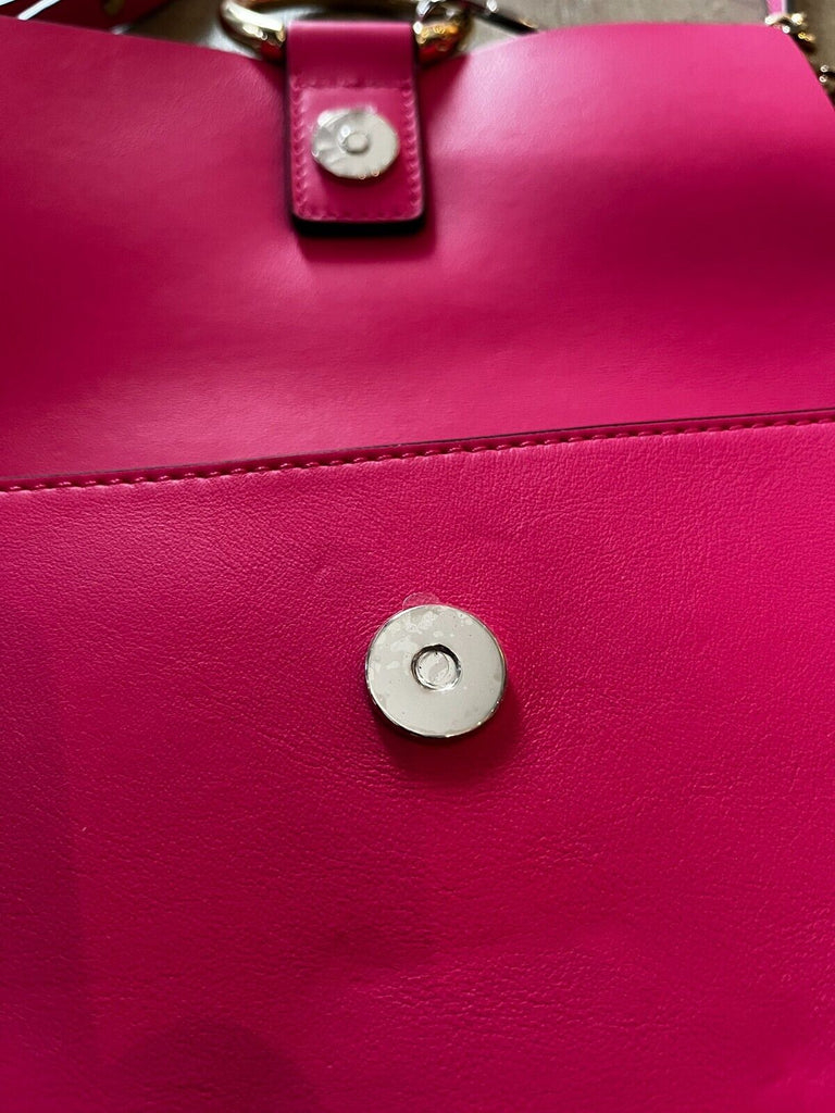 CHLOE NWT Faye Fuchsia Pink Rose Suede Leather Shoulder Crossbody Bag Purse
