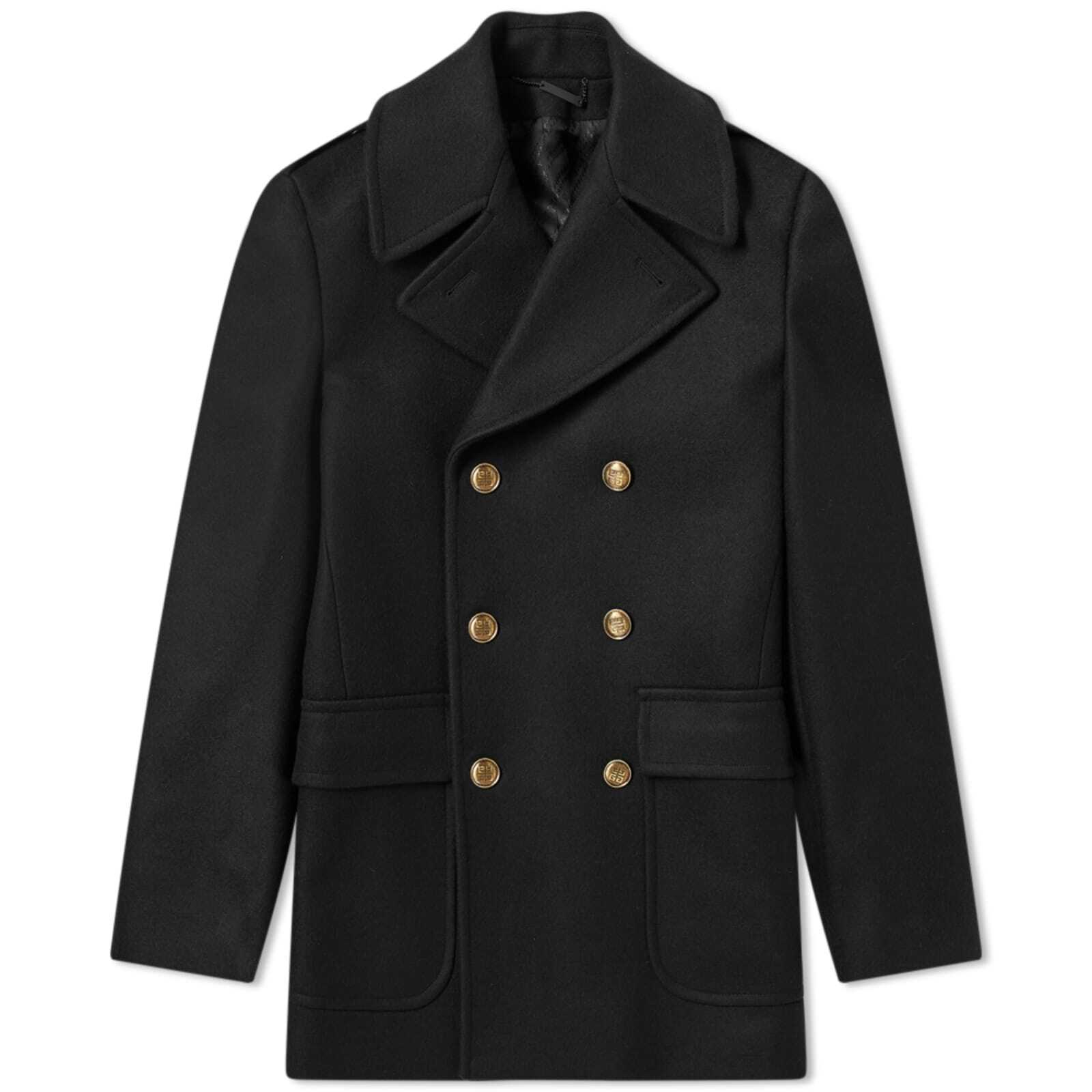 ジャケット GIVENCHY DOUBLE BREAST JACKET Givenchy Double-Breasted Wool Blazer With Pleated Back