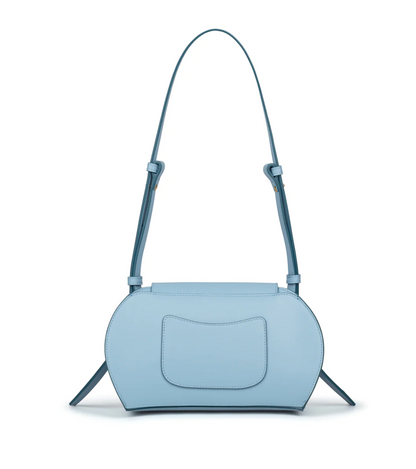 NOIRGAZE Fei Light Blue Leather Mini Small Top Handle Ssense Shoulder Bag Purse