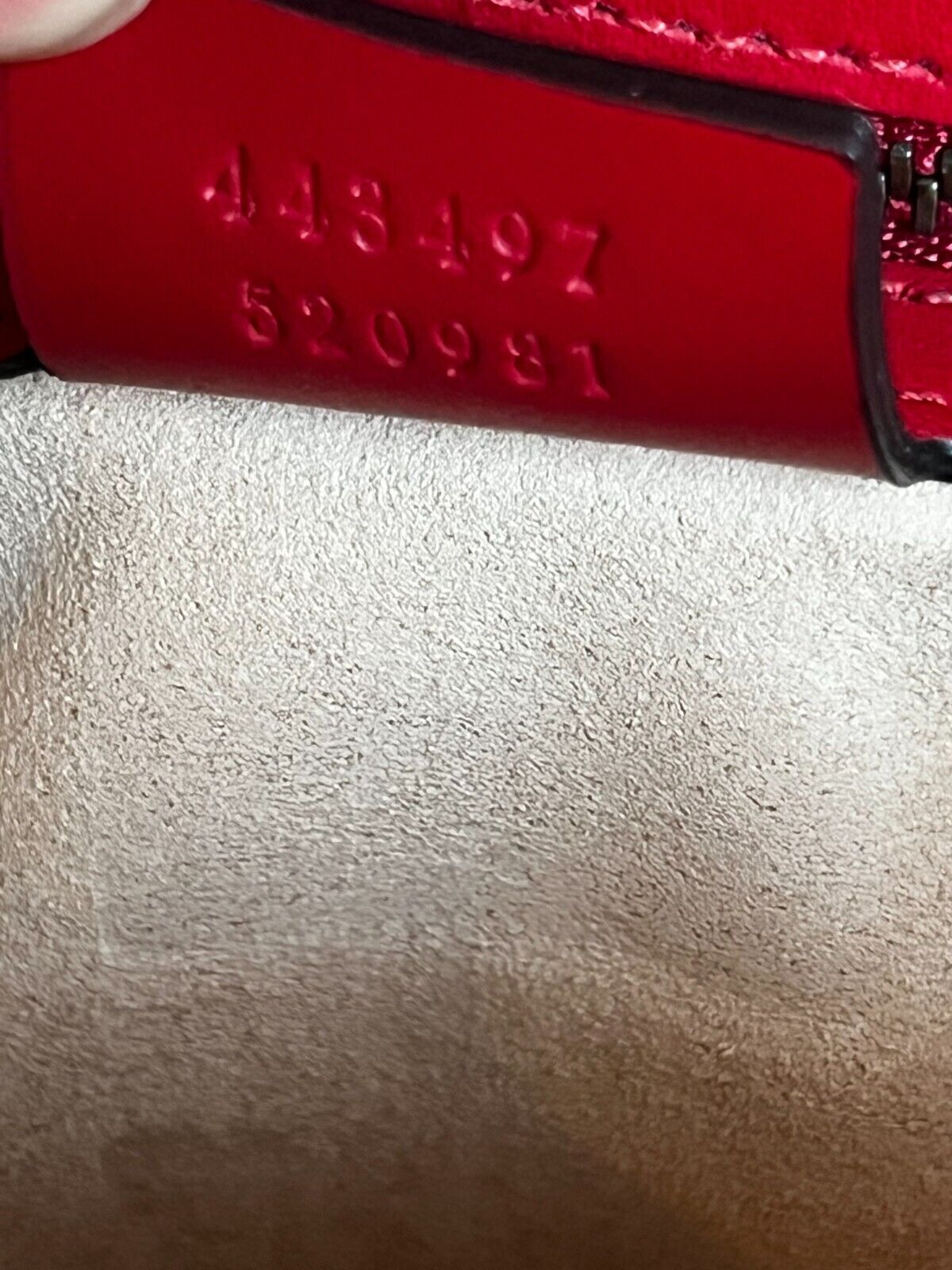 RED MARMONT MATELASSE BAG