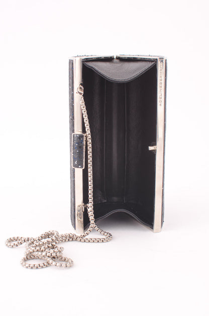 SALMON SKIN CLUTCH