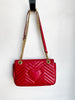 RED MARMONT MATELASSE BAG