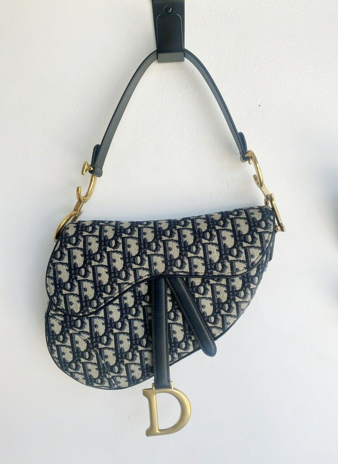 OBLIQUE JACQUARD SADDLE BAG