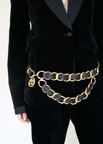 CHAINLINK PEARL NECKLACE