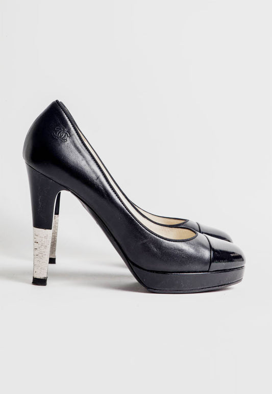 METALLIC HEEL PUMPS
