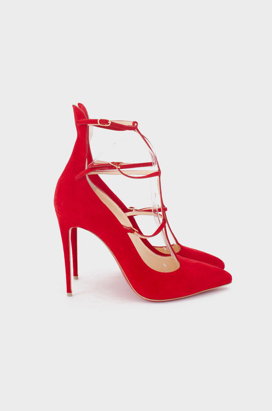 TOERLESS MUSE STRAPPY HEELS