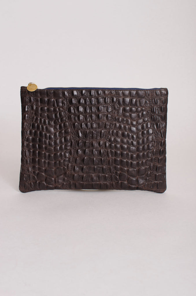 EMBOSSED FLAT CLUTCH