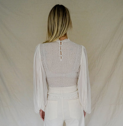 PEARL CHANDRA BLOUSE WITH TAGS