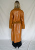 PATENT SHEARLING COAT W TAGS